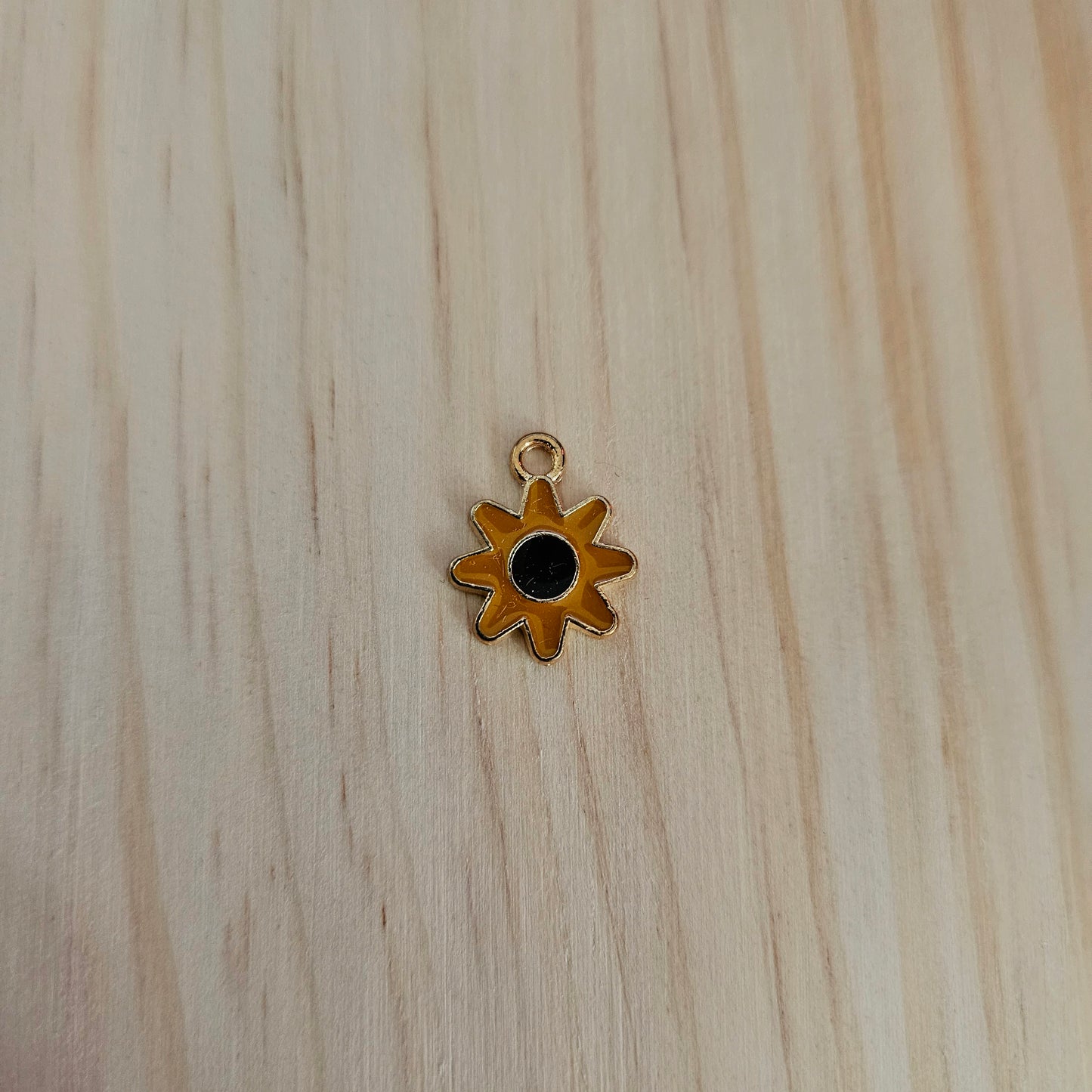 Pampille individuelle dorée tournesol (158)