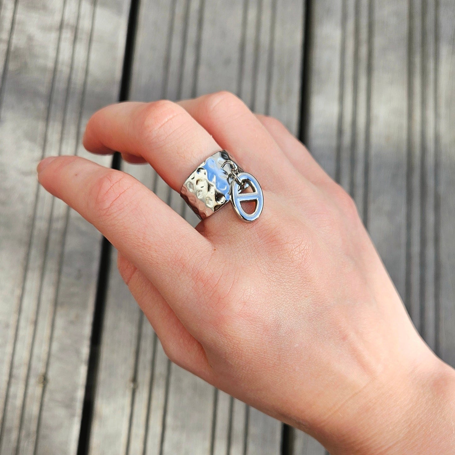 Bague Mocha argenté