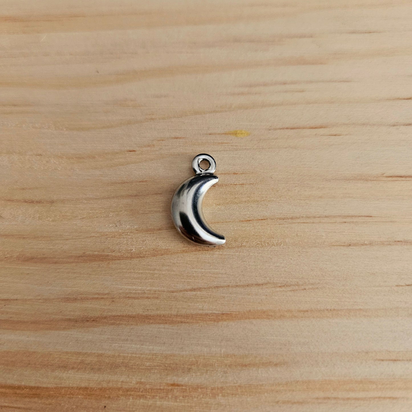 Pampille individuelle argentée lune (35)