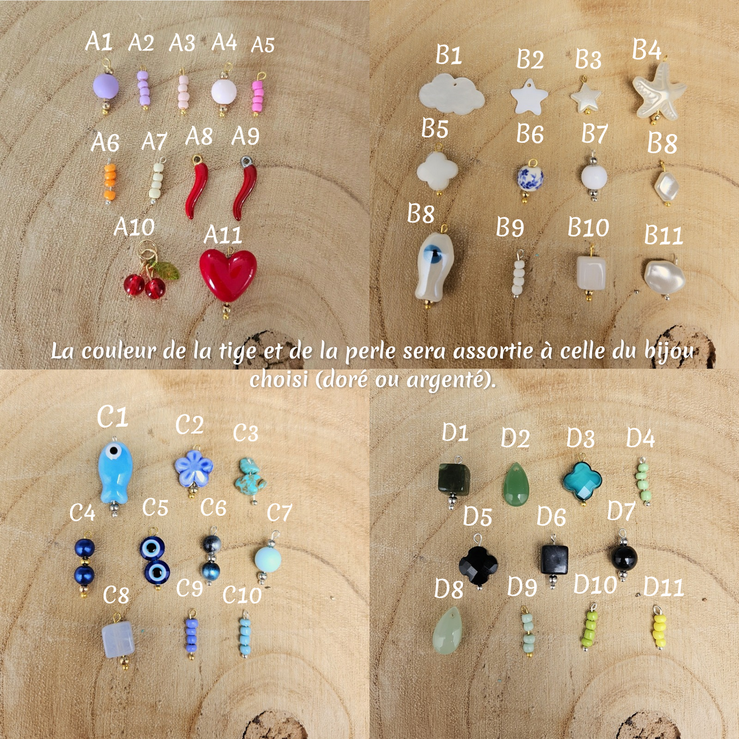 Collier Léonie - Personnalisable