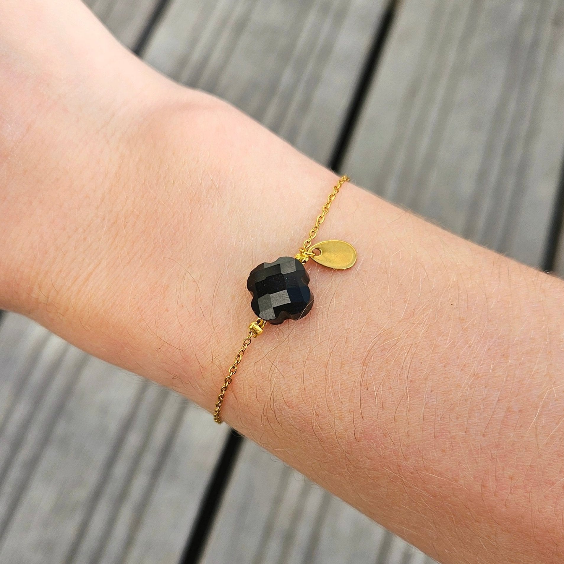 Bracelet Clover doré