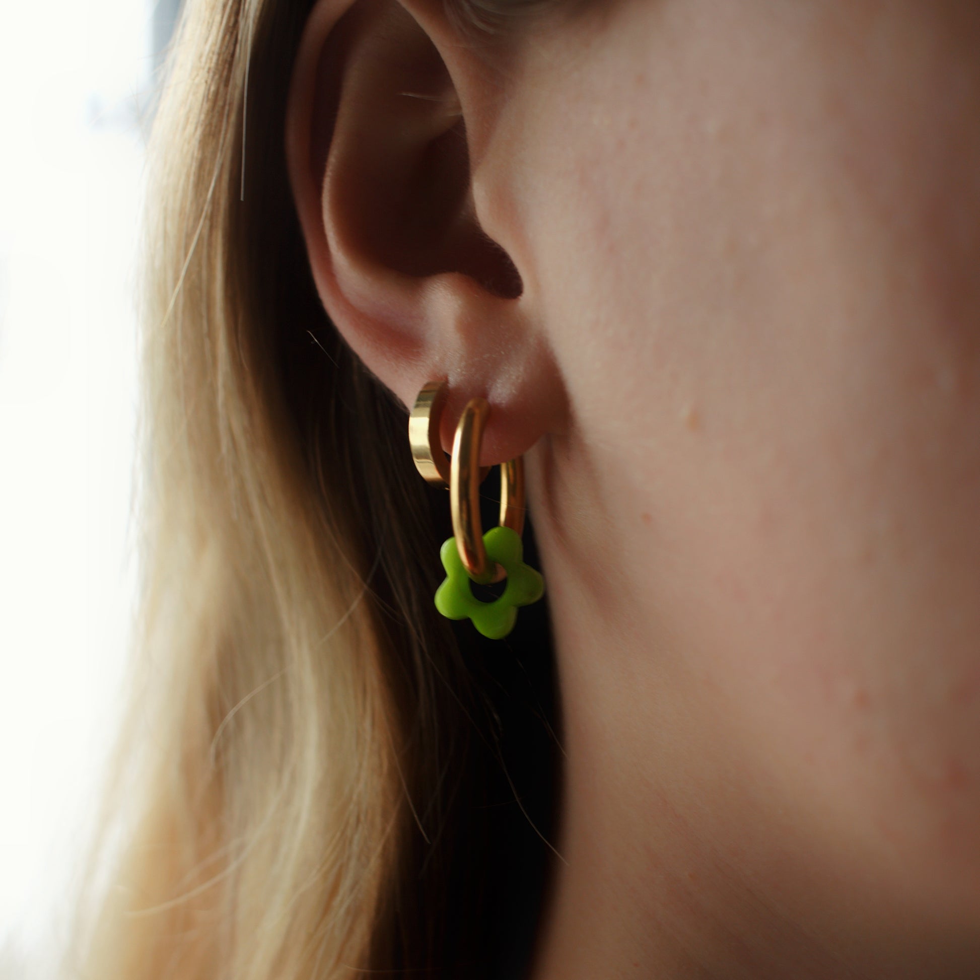 Boucles d'oreilles Fleur