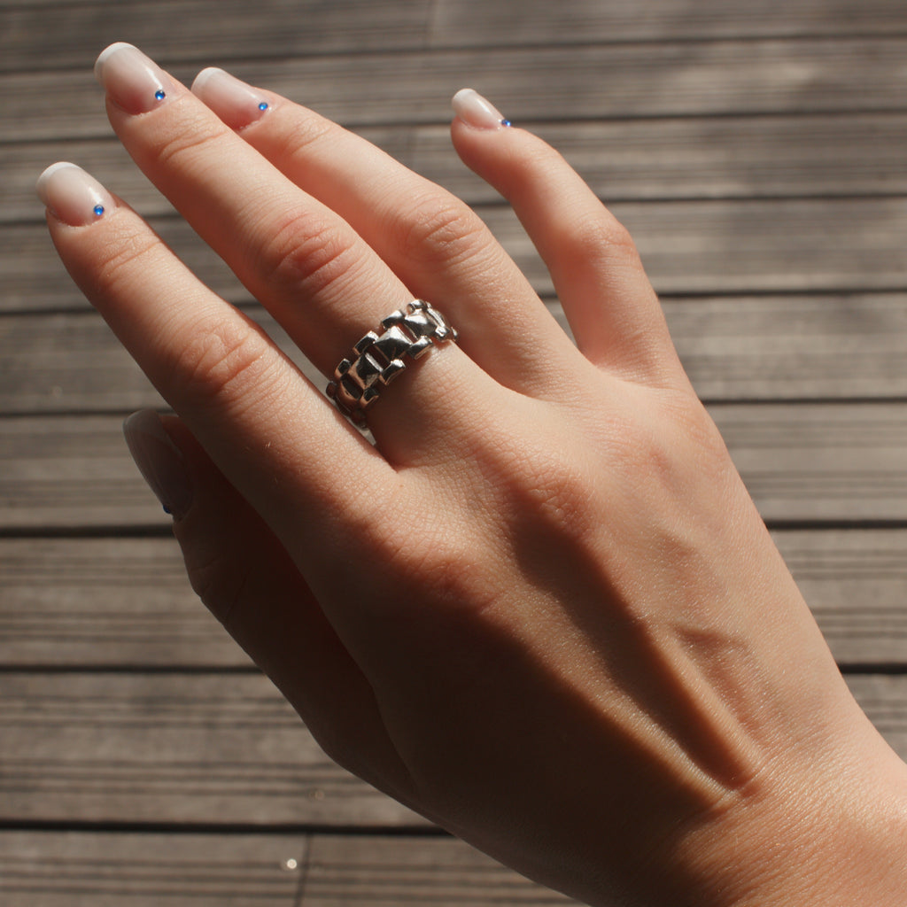 Bague Noha argenté