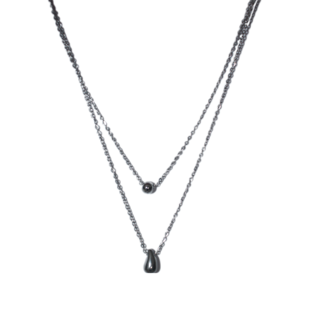 Collier Agathe argenté