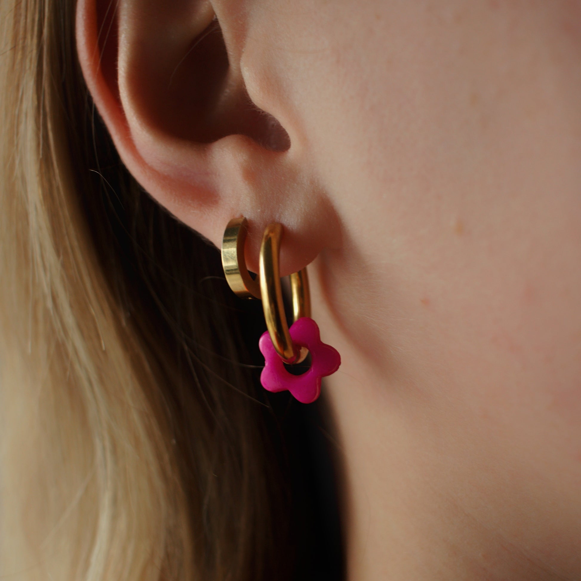 Boucles d'oreilles Fleur