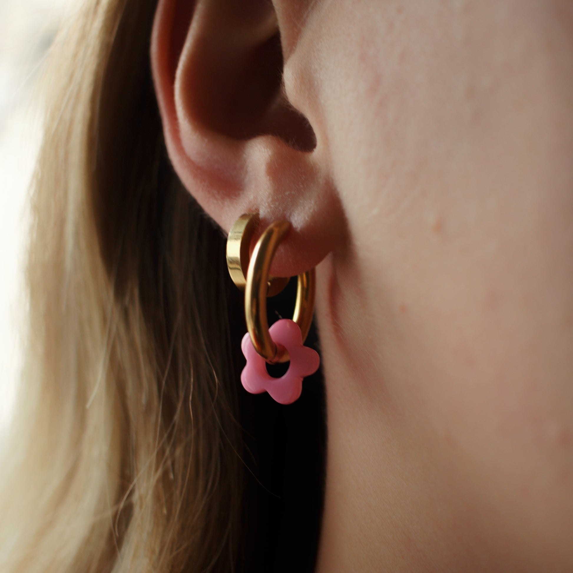 Boucles d'oreilles Fleur