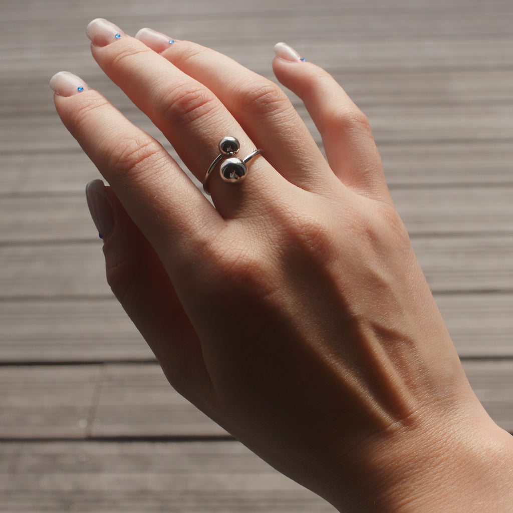 Bague Jasmine argenté