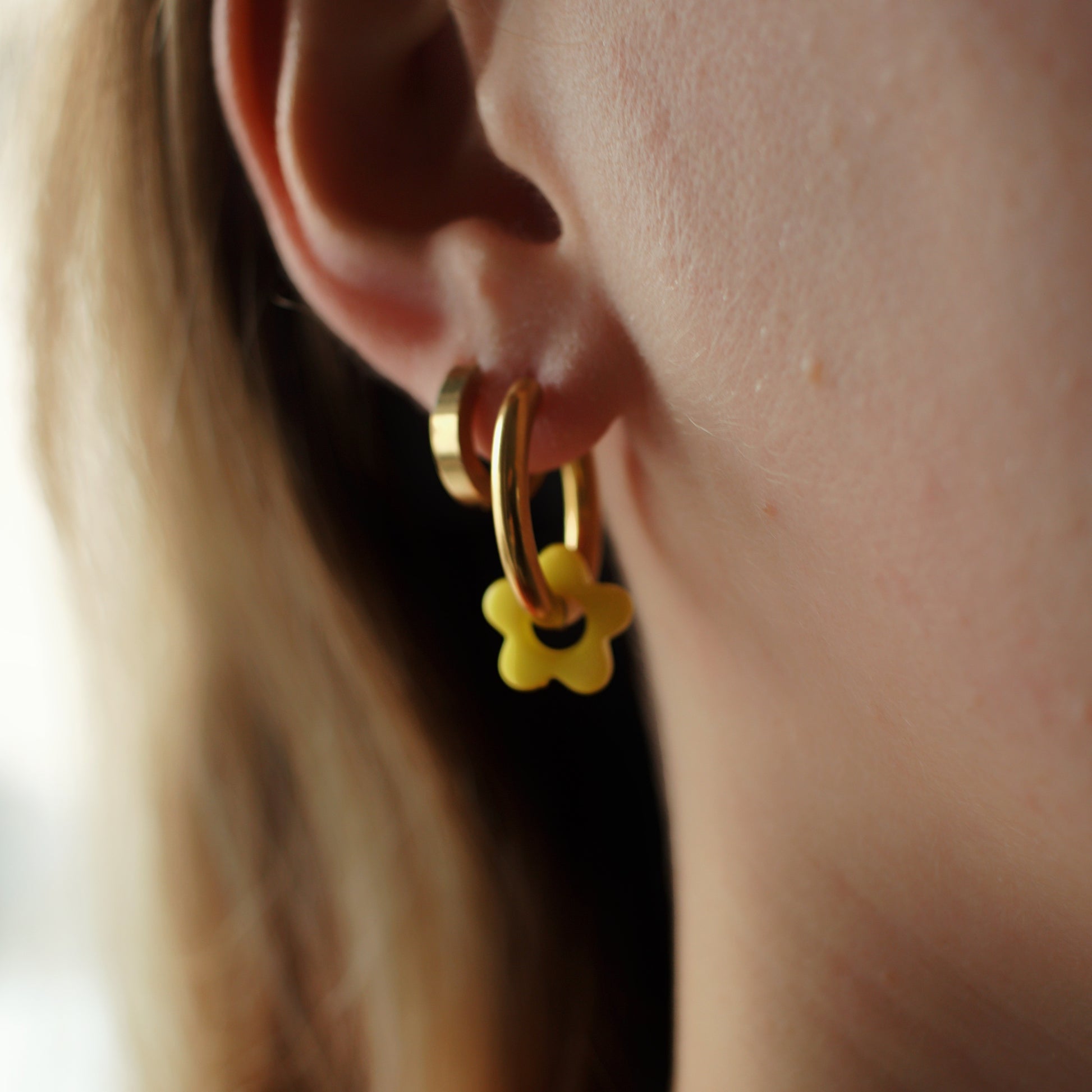 Boucles d'oreilles Fleur