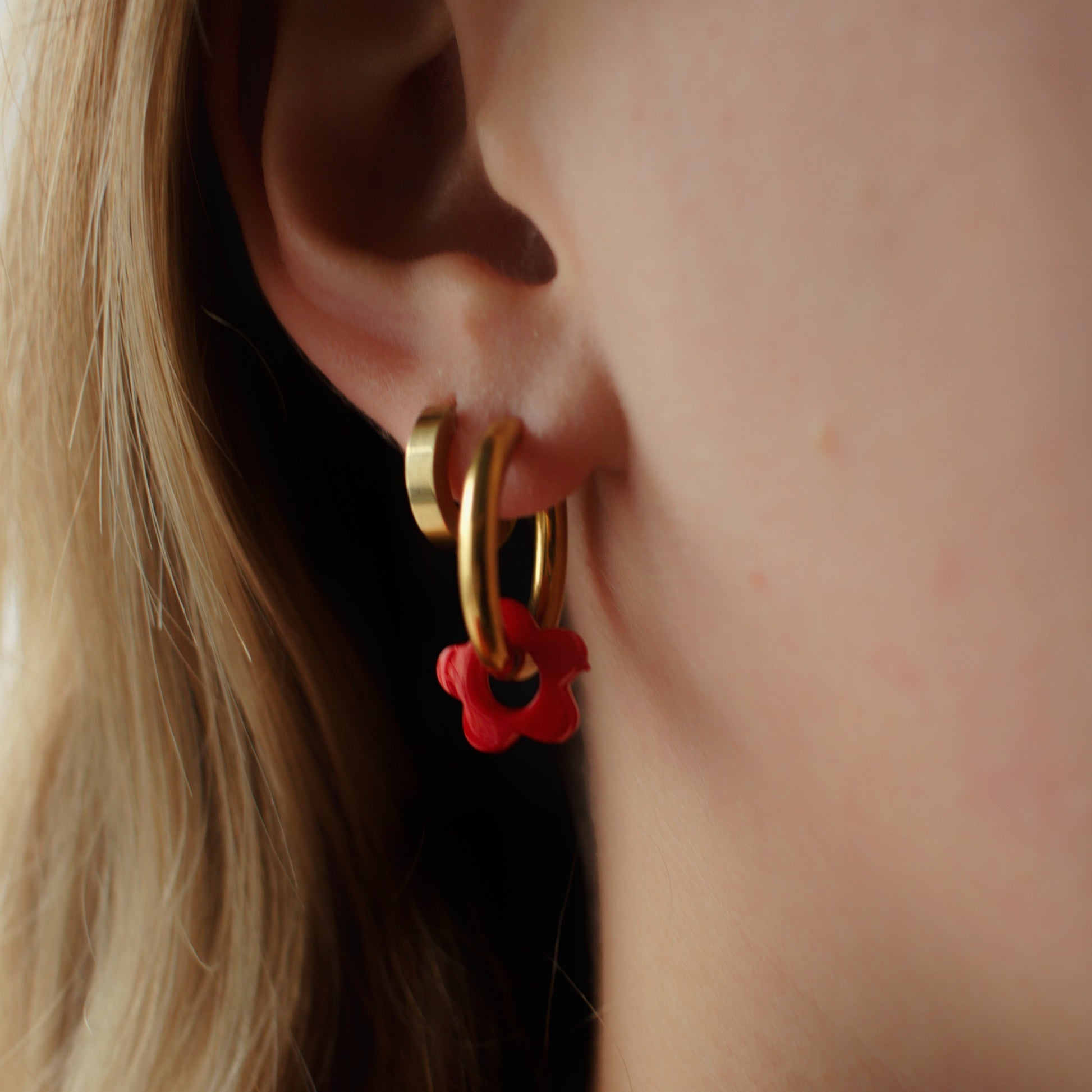 Boucles d'oreilles Fleur