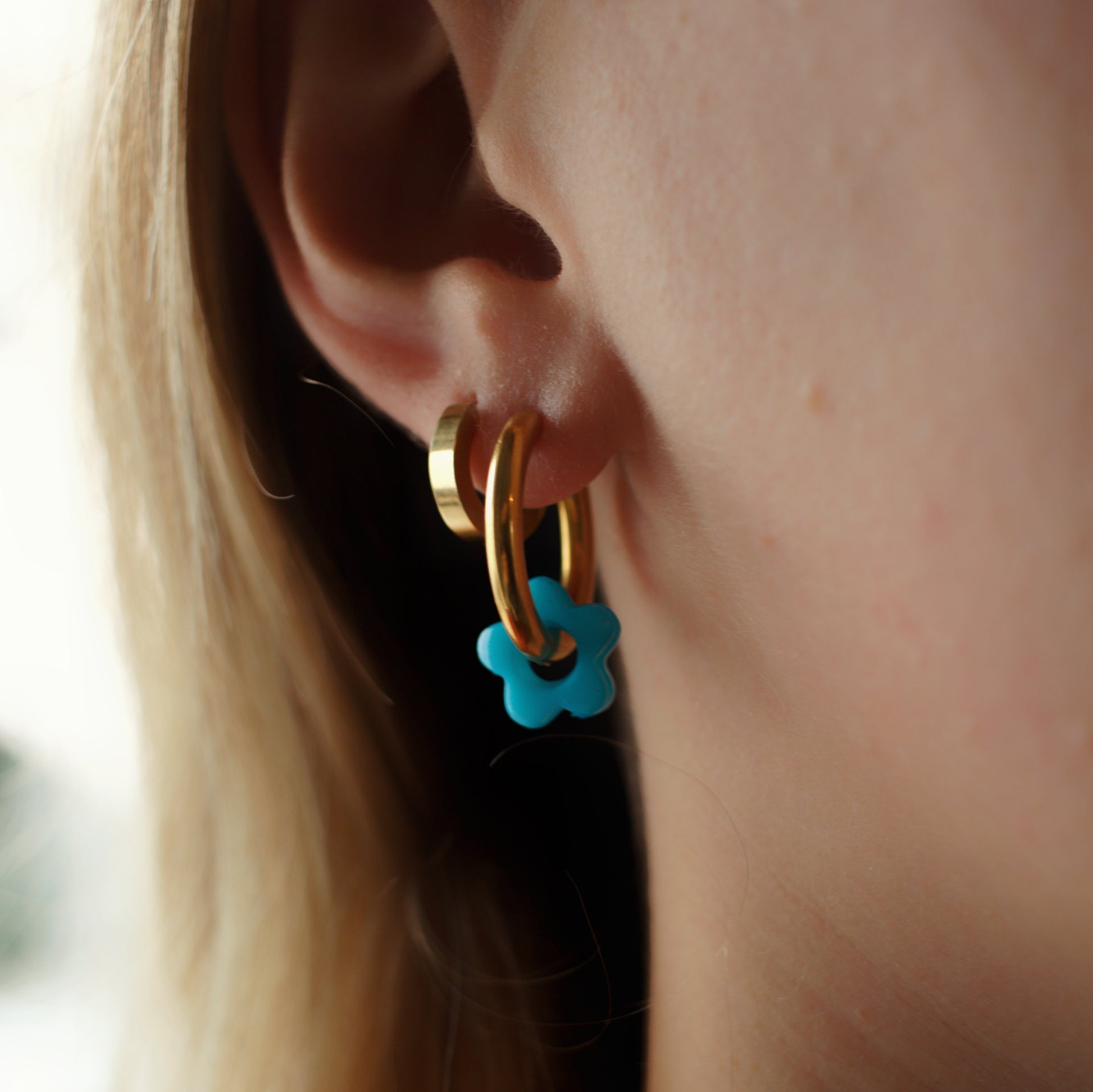 Boucles d'oreilles Fleur