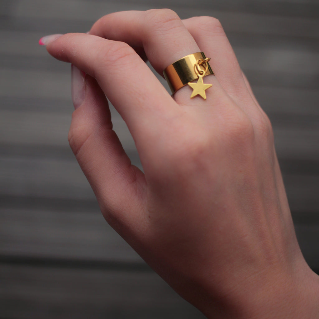 Bague Stella doré