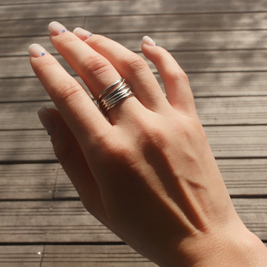 Bague Azra argenté